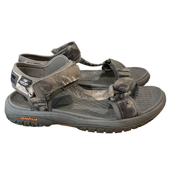 Skechers Mossy Oak Fishing Camo Adjustable Outdoor Mens Deck Sandal Sz 9 - Picture 3 of 7